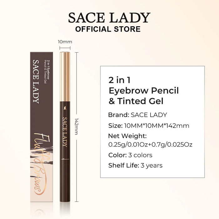 SACE LADY 2-in-1 Eyebrow Pencil & Tinted Gel - product image 8