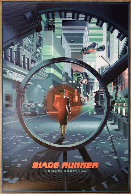 2023 Blade Runner - No Expectations Boulevard Silkscreen Movie Poster by Laurent Durieux