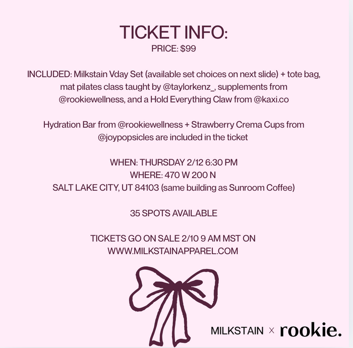 2/12 Galentine's Pilates Event