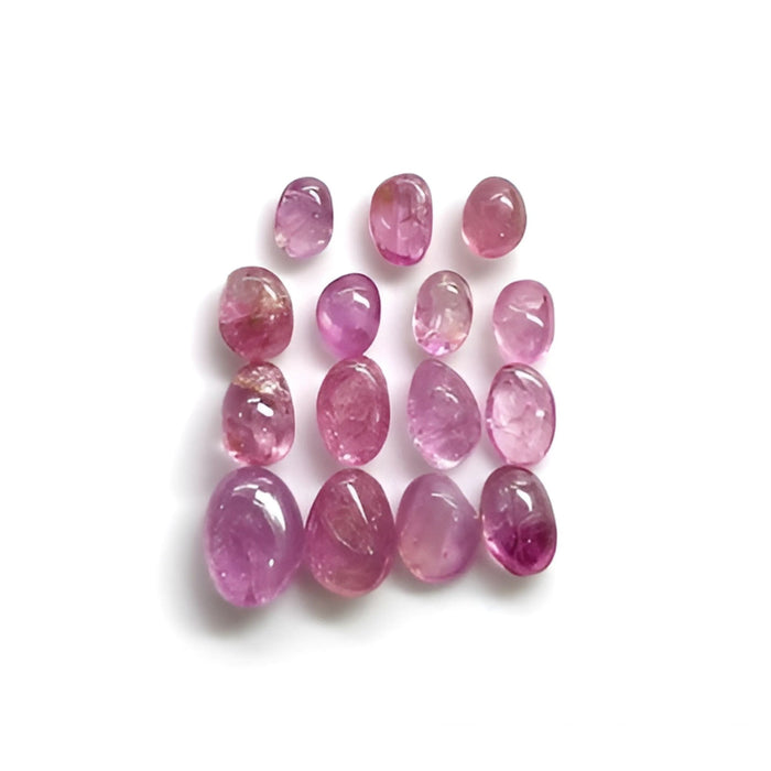 ruby uneven shape cabochon