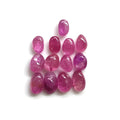 ruby uneven shape cabochon