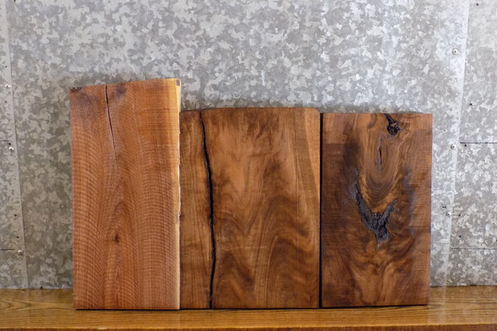 3- Black Walnut Kiln Dried Rustic Lumber Boards/Craft Pack 13273-13275