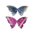 multi sapphire butterfly shape carving