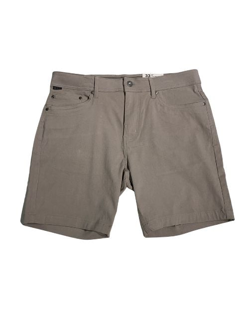 Brown shorts on a white background