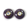 ruby round shape cabochon
