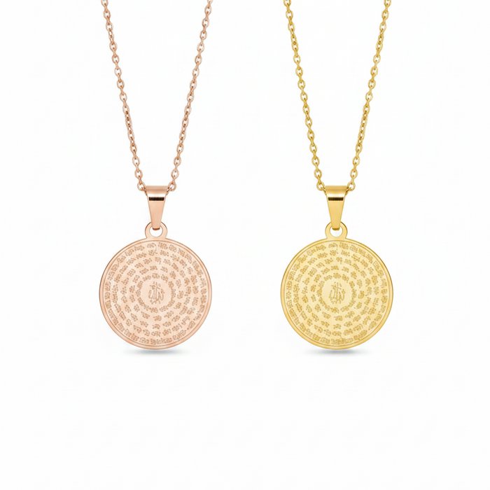 99 names of Allah necklace – Islamic Calligraphy Pendant