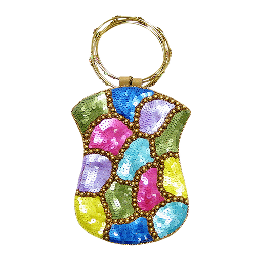 'Adaya' Sequined Mobile Bag - Wilson Lee