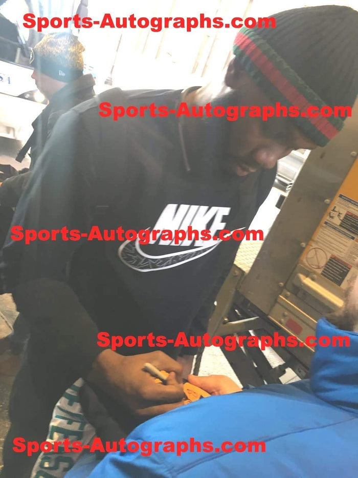 Al Jefferson Charlotte Hornets Signed Autographed Basketball Floorboard
