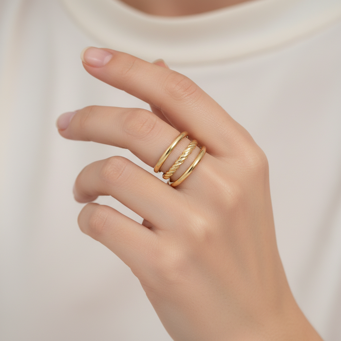 Alena Ring | Adjustable Dainty Ring