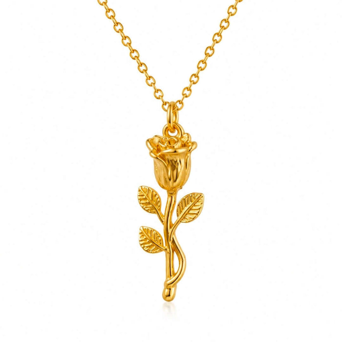 Alisha Rose Necklace – 18k Gold Plated | Zoha Los Angeles