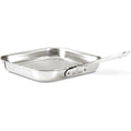 All-Clad 11″ Stainless Steel Square Grill - Discover Gourmet