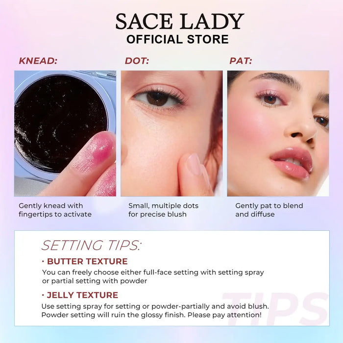 SACE LADY All-in-One Makeup Cream for Lips & Cheeks - product image 6