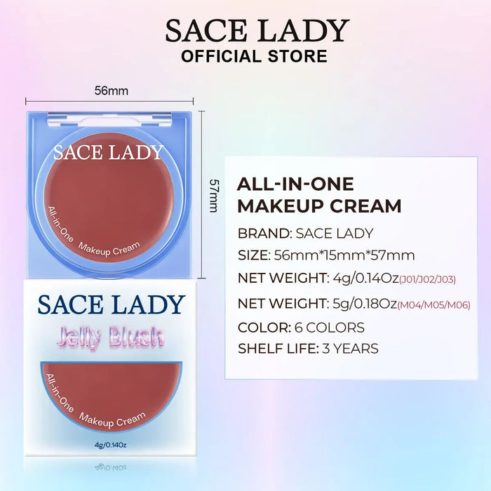 SACE LADY All-in-One Makeup Cream for Lips & Cheeks - product image 8