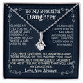 Alluring Beauty Necklace for Daughter - Heartfelt Gift - Jewelry