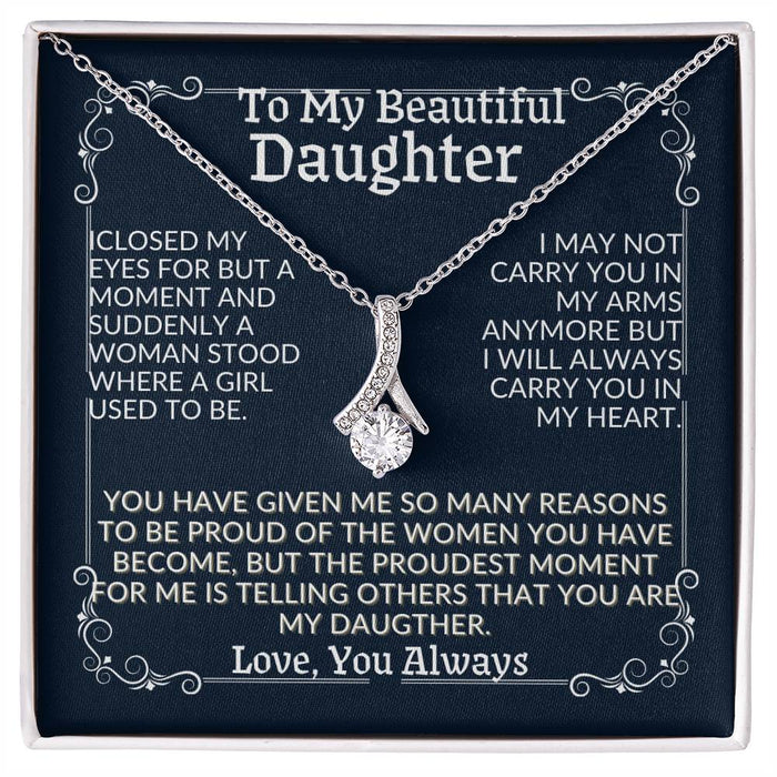 Alluring Beauty Necklace for Daughter - Heartfelt Gift - Jewelry