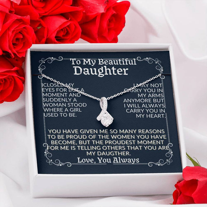 Alluring Beauty Necklace for Daughter - Heartfelt Gift - Jewelry