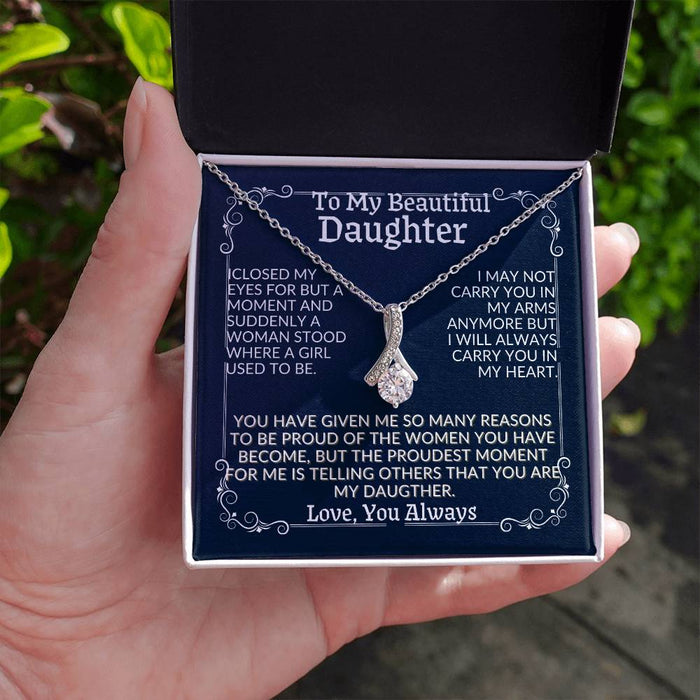 Alluring Beauty Necklace for Daughter - Heartfelt Gift - Jewelry