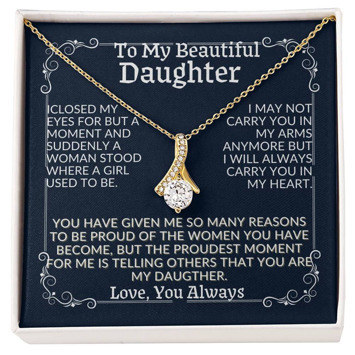 Alluring Beauty Necklace for Daughter - Heartfelt Gift - Jewelry