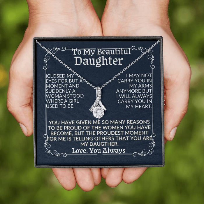 Alluring Beauty Necklace for Daughter - Heartfelt Gift - Jewelry