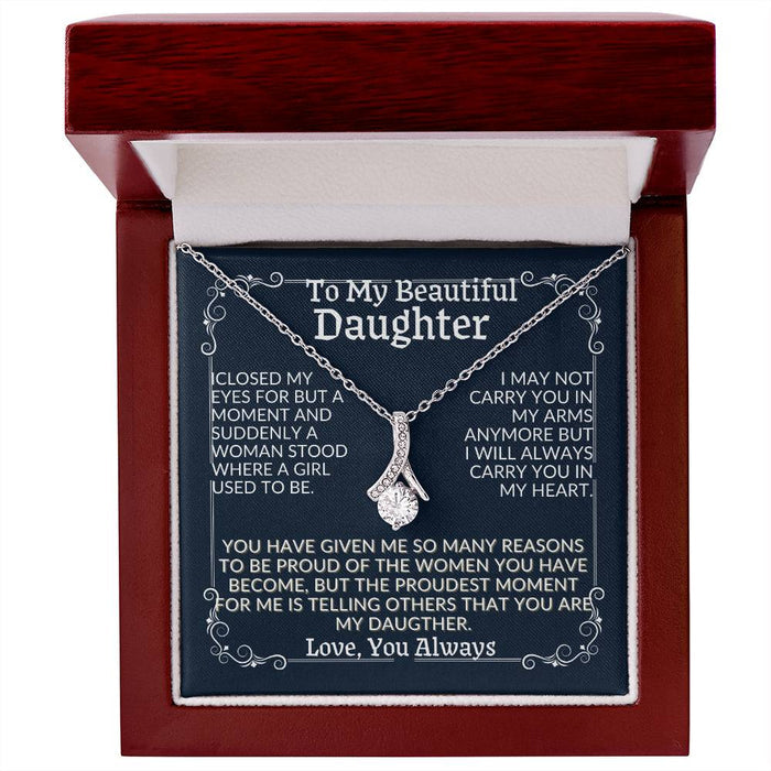 Alluring Beauty Necklace for Daughter - Heartfelt Gift - Jewelry