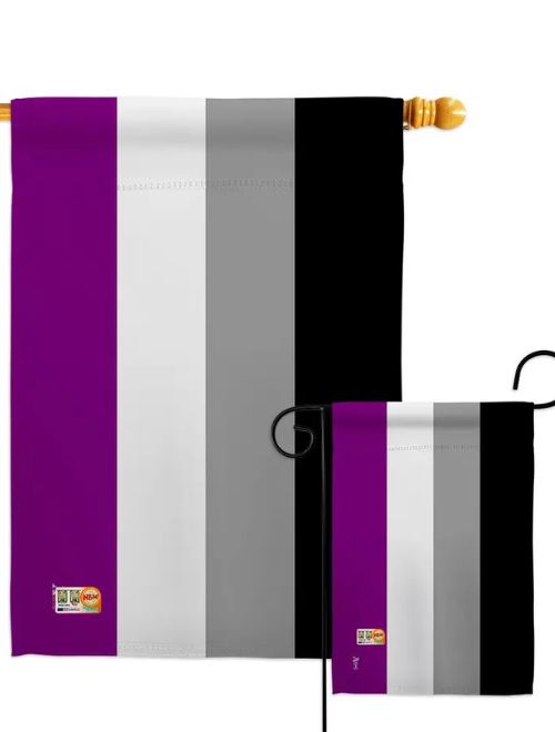 Asexual Pride Decor Flag