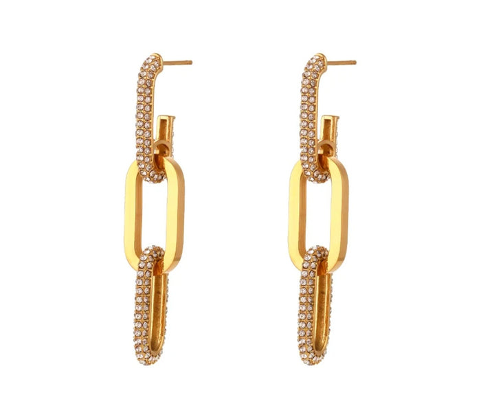 AVA Luxury Drop Earrings - Zoha Los Angeles