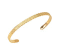 Ayatul Kursi Cuff – Islamic Calligraphy Bracelet in Gold | Zoha Los Angeles