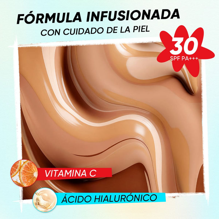 BASE DE MAQUILLAJE MATE SUPER LOCK