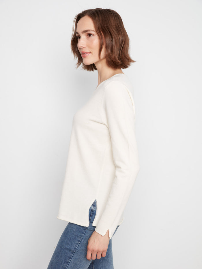 Chic design with side slits adds a modern twist to this versatile piece, enhancing your wardrobe options by Charlie B.
