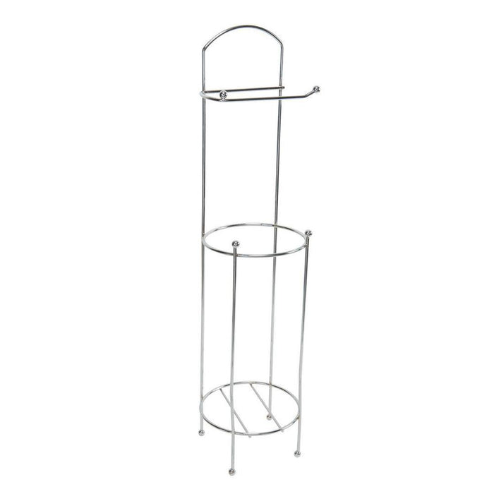 Bath Bliss Toilet Paper Holder and Dispenser in Chrome, Grey