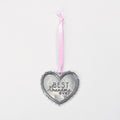"Best Grandma Ever" Silver Ornament - Wilson Lee