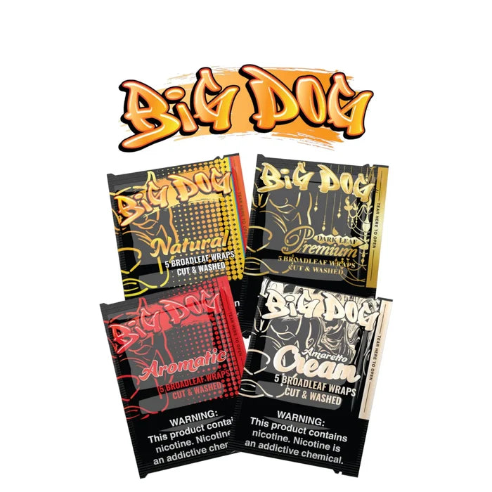 BIG DOG LEAF WRAP 2/$1.99 20pk - Tobacco Product