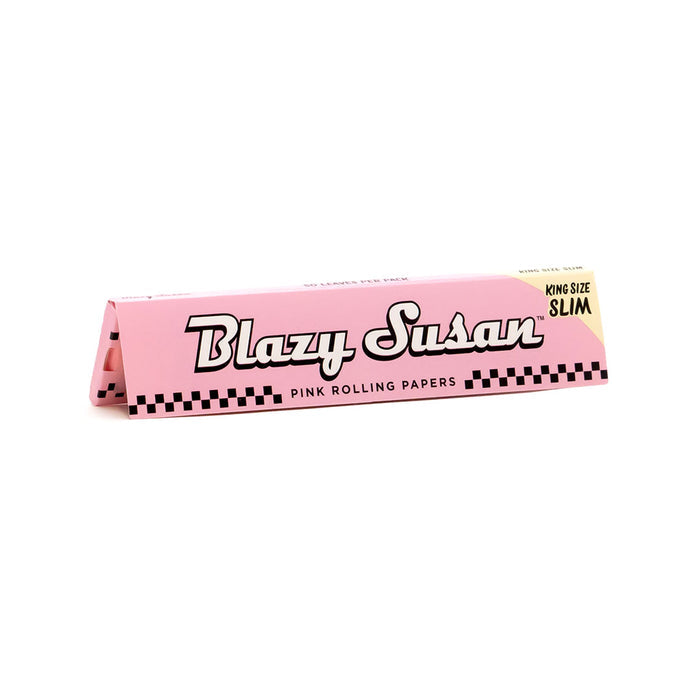 Blazy Susan - Pink King Size Slim Rolling Papers (50ct)