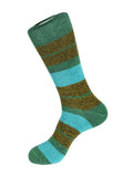 Blue Yellow Boot Sock