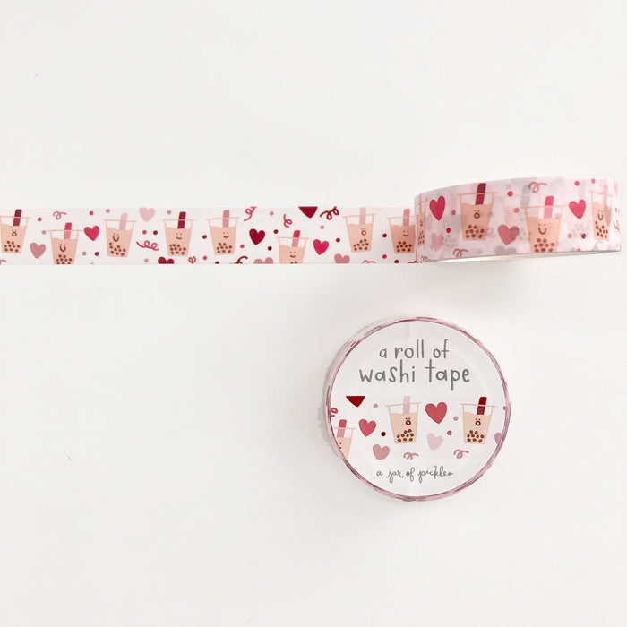 Boba Love Washi Tape