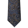 Brown & Blue Paisley Tie