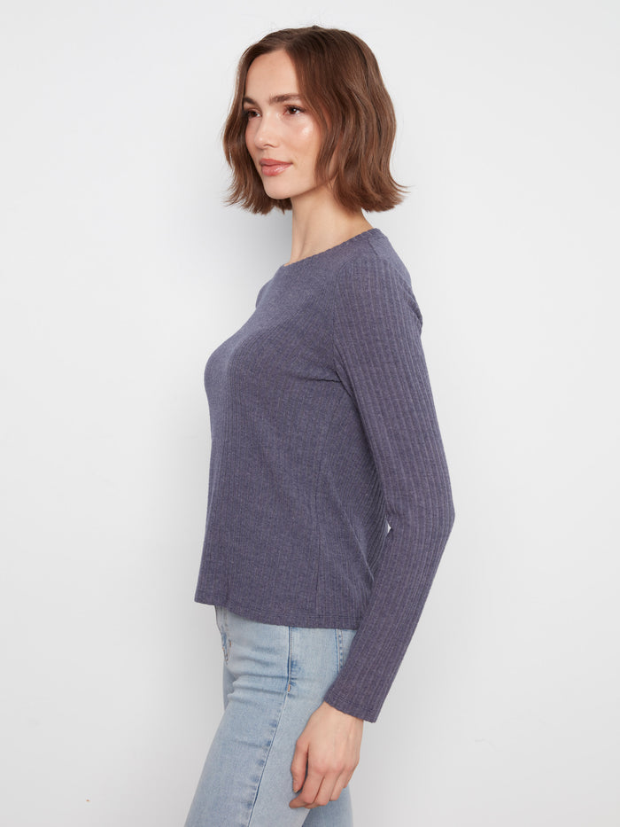 The brushed ribbed texture adds a unique touch to this versatile wardrobe staple. By Charlie B.