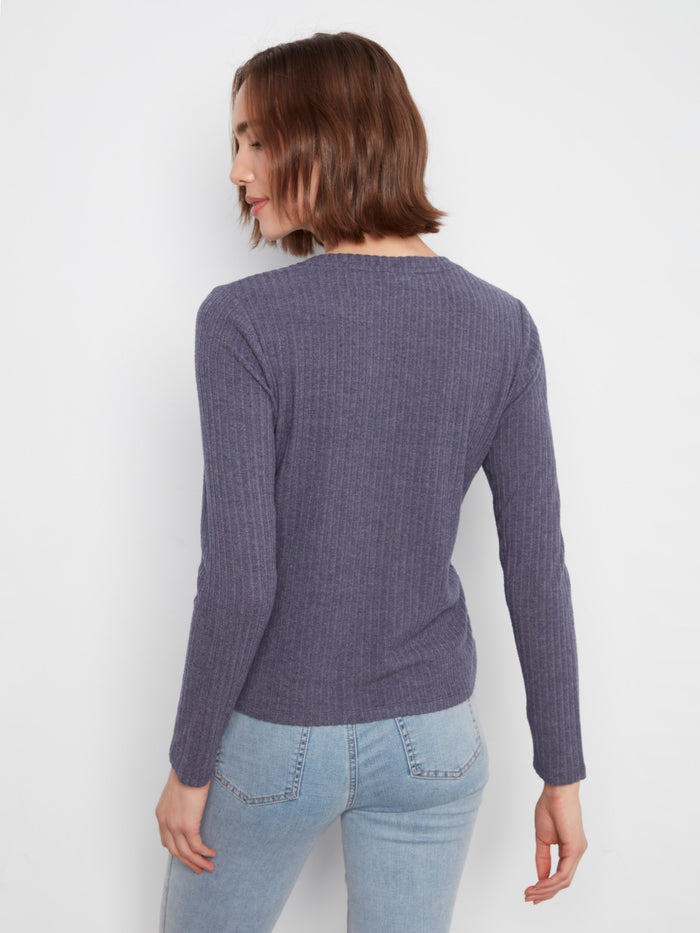 Designed for both style and comfort, this top offers a relaxed fit with long sleeves. By Charlie B.