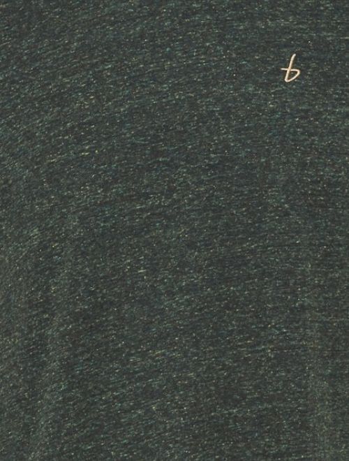 Burn Out Pattern T-Shirt - Green