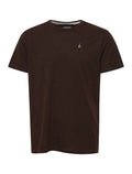 Burn Out Pattern T-Shirt - Red
