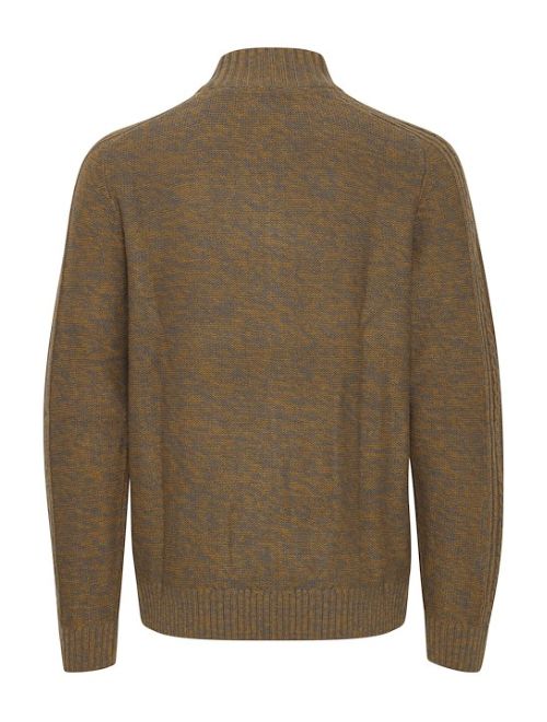 Cable Knit Full Zip - Bronze