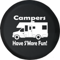 Campers Have S'more Fun Camping Travel Trailer Motorhome Offroad Jeep RV Camper Spare Tire Cover J276 - TireCoverPro