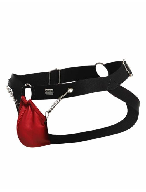 Chain Jockstrap - Red
