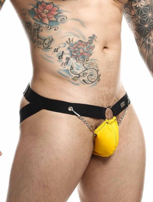 Chain Jockstrap - Yellow