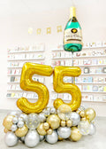 Champagne Chrome Balloon Cloud