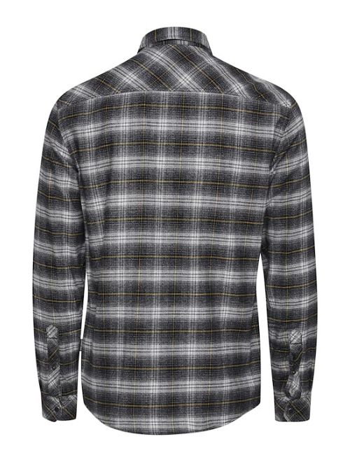 Check Long Sleeve Button Up - Amber Gold