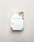 Chloe Reply Card - Blue