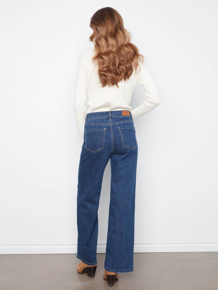 Chloe Wide Leg Jeans - Indigo