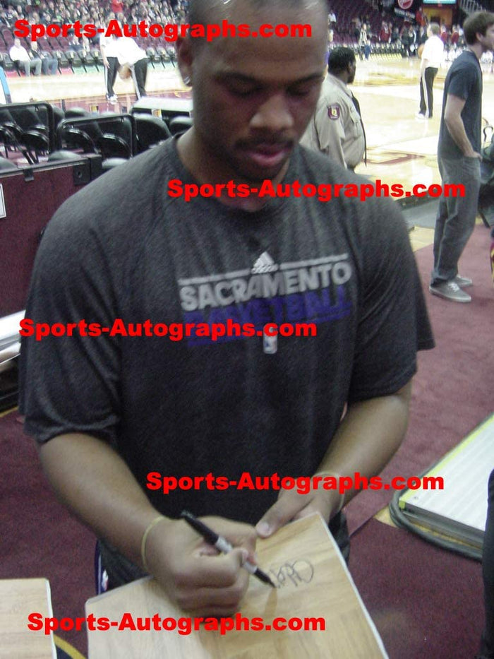 Chuck Hayes Houston Rockets Signed Autographed Basketball Floorboard