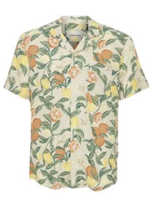Citrus Pattern Short Sleeve - Tan